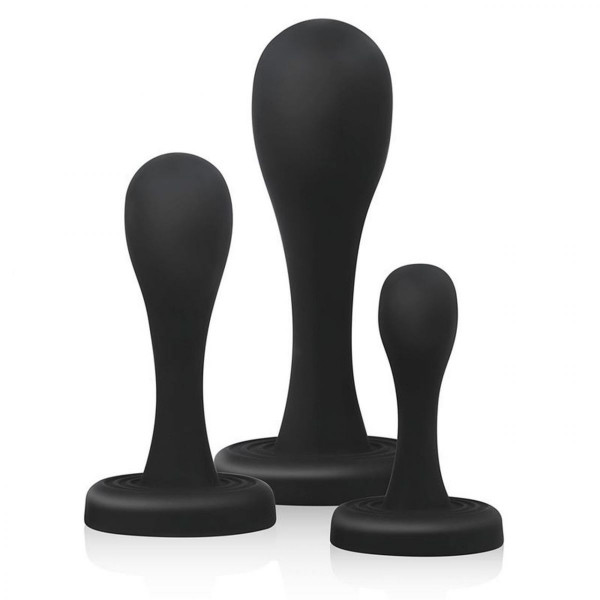 Набор из 3 анальных пробок Butt Kickers Набор из 3 анальных пробок Butt Kickers