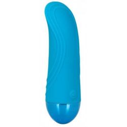 Голубой мини-вибратор Tremble Tickle - 12,75 см.