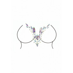 Пояс для чулок с гартерами и наклейкой Kiss Garterbelt Dazzling Sticker
