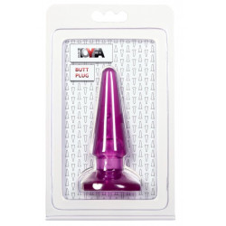 Фиолетовая анальная пробка BUTT PLUG - 9,5 см. Фиолетовая анальная пробка BUTT PLUG - 9,5 см.