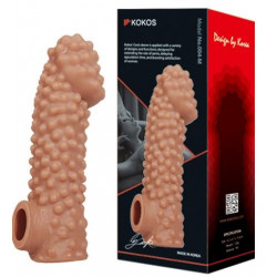 Насадка на фаллос с бугорками Cock Sleeve 004 Size M - 15,6 см.