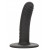 Черный анальный стимулятор 4.75” Ridged Probe - 12 см.