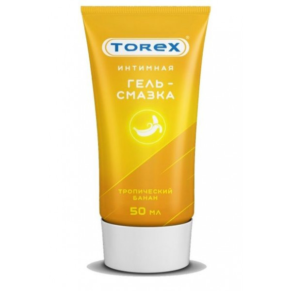 Смазка на водной основе TOREX Тропический банан - 50 мл. Смазка на водной основе TOREX Тропический банан - 50 мл.