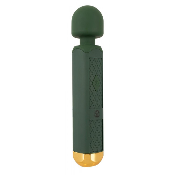 Зеленый wand-вибромассажер Luxurious Wand Massager - 22,2 см. Зеленый wand-вибромассажер Luxurious Wand Massager - 22,2 см.