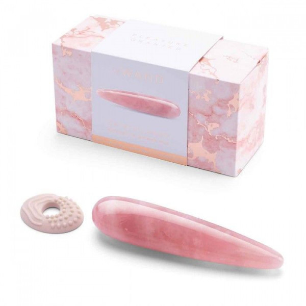 Массажер Le Wand Crystal Wand из розового кварца Массажер Le Wand Crystal Wand из розового кварца