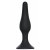 Чёрная анальная пробка Slim Anal Plug XL - 15,5 см.