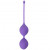 Фиолетовые вагинальные шарики SEE YOU IN BLOOM DUO BALLS 36MM
