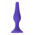 Фиолетовая анальная втулка Toyfa A-toys - 10,2 см.