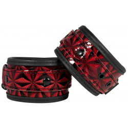 Красно-черные поножи Luxury Ankle Cuffs Красно-черные поножи Luxury Ankle Cuffs