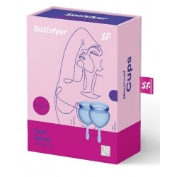 Набор синих менструальных чаш Feel good Menstrual Cup Набор синих менструальных чаш Feel good Menstrual Cup