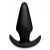 Черная анальная вибропробка Kinetic Thumping 7X Large Anal Plug - 13,3 см.
