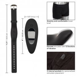 Черные трусы-боксеры с вибромассажером Remote Control Panty Set L/XL Черные трусы-боксеры с вибромассажером Remote Control Panty Set L/XL
