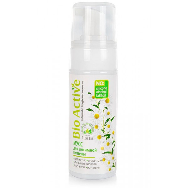 Мусс для интимной гигиены Bio Active - 150 мл. Мусс для интимной гигиены Bio Active - 150 мл.