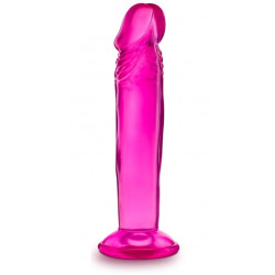 Розовый анальный фаллоимитатор Sweet N Small 6 Inch Dildo With Suction Cup - 16,5 см.