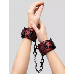 Красно-черные наручники Reversible Faux Leather Wrist Cuffs Красно-черные наручники Reversible Faux Leather Wrist Cuffs