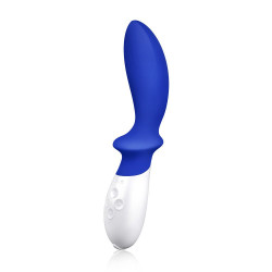 Синий перезаряжаемый вибростимулятор простаты Loki Federal Blue - 19,6 см. Синий перезаряжаемый вибростимулятор простаты Loki Federal Blue - 19,6 см.
