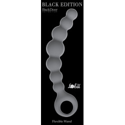 Серая упругая анальная цепочка Flexible Wand - 18 см. Серая упругая анальная цепочка Flexible Wand - 18 см.