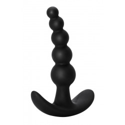 Чёрная анальная пробка Bubbles Anal Plug - 11,5 см. Чёрная анальная пробка Bubbles Anal Plug - 11,5 см.