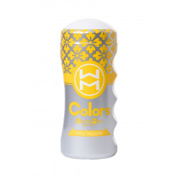Мультирельефный мастурбатор MensMax Colors - Frill Yellow Мультирельефный мастурбатор MensMax Colors - Frill Yellow