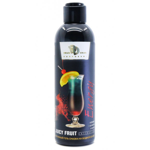Интимный гель-смазка JUICY FRUIT с ароматом энергетика - 200 мл. Интимный гель-смазка JUICY FRUIT с ароматом энергетика - 200 мл.