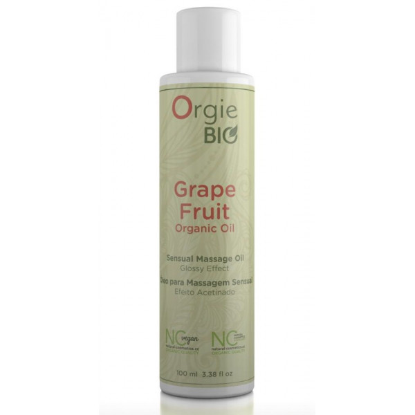 Органическое масло для массажа ORGIE Bio Grapefruit с ароматом грейпфрута - 100 мл. Органическое масло для массажа ORGIE Bio Grapefruit с ароматом грейпфрута - 100 мл.