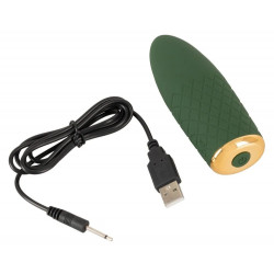 Зеленый мини-вибратор Luxurious Mini Vibrator - 11,5 см. Зеленый мини-вибратор Luxurious Mini Vibrator - 11,5 см.