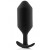 Черная анальная пробка для ношения B-vibe Snug Plug 6 - 17 см.