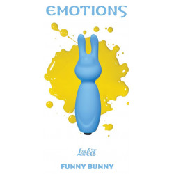Голубой мини-вибратор Emotions Funny Bunny Голубой мини-вибратор Emotions Funny Bunny