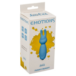 Голубой мини-вибратор Emotions Funny Bunny Голубой мини-вибратор Emotions Funny Bunny