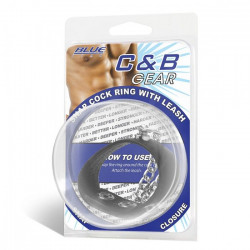Утяжка на пенис с поводком Snap Cock Ring With 12 Leash