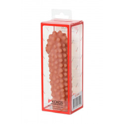 Телесная насадка на фаллос с бугорками Extreme Sleeve 010 M-size - 14 см. Телесная насадка на фаллос с бугорками Extreme Sleeve 010 M-size - 14 см.