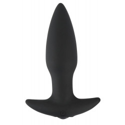 Черная анальная вибропробка с пультом ДУ Remote controlled Butt Plug - 13 см. Черная анальная вибропробка с пультом ДУ Remote controlled Butt Plug - 13 см.
