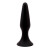 Черная анальная пробка L Silicone Plug - 12,8 см.