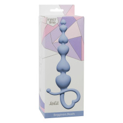 Голубая анальная цепочка Begginers Beads - 18 см. Голубая анальная цепочка Begginers Beads - 18 см.