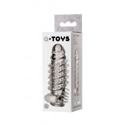 Насадка на пенис TOYFA A-Toys с вибропулей и шипами - 13,4 см. Насадка на пенис TOYFA A-Toys с вибропулей и шипами - 13,4 см.