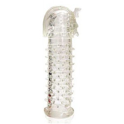 Закрытая прозрачная насадка на пенис Crystal Sleeve Faraon - 13,5 см. Закрытая прозрачная насадка на пенис Crystal Sleeve Faraon - 13,5 см.