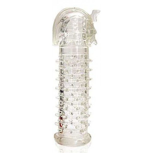 Закрытая прозрачная насадка на пенис Crystal Sleeve Faraon - 13,5 см. Закрытая прозрачная насадка на пенис Crystal Sleeve Faraon - 13,5 см.