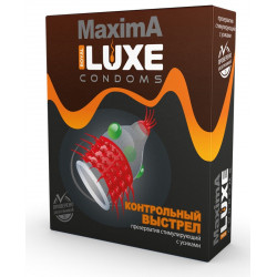 Презерватив LUXE Maxima Контрольный Выстрел - 1 шт.