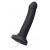 Черный фаллос с имитацией эякуляции Silicon Cum Dildo L - 19,6 см.