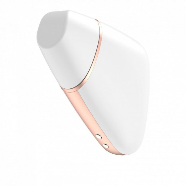 Белый вакуум-волновой вибростимулятор Satisfyer Love Triangle Белый вакуум-волновой вибростимулятор Satisfyer Love Triangle