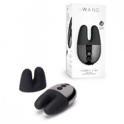 Черный вибратор с ушками Le Wand Double Vibe Черный вибратор с ушками Le Wand Double Vibe