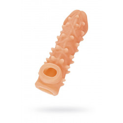 Телесная закрытая насадка с пупырышками Cock Sleeve 005 Size M - 15,6 см. Телесная закрытая насадка с пупырышками Cock Sleeve 005 Size M - 15,6 см.