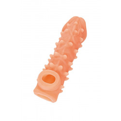 Телесная закрытая насадка с пупырышками Cock Sleeve 005 Size M - 15,6 см. Телесная закрытая насадка с пупырышками Cock Sleeve 005 Size M - 15,6 см.