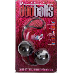 Чёрно-белые вагинальные шарики Duoballs