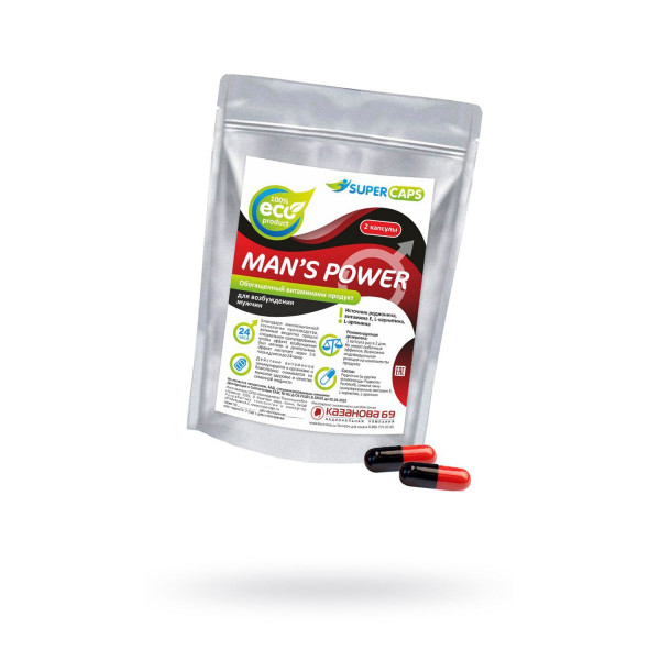 Капсулы для мужчин Man s Power+Lcamitin с гранулированным семенем - 2 капсулы (0,35 гр.) Капсулы для мужчин Man s Power+Lcamitin с гранулированным семенем - 2 капсулы (0,35 гр.)