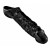 Чёрная увеличивающая насадка на член Mamba Cock Sheath Packaged - 16,5 см.