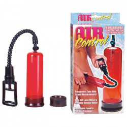 Вакуумная помпа с двумя сменными насадками NEW STAY HARD PUMP CLEAR RED Вакуумная помпа с двумя сменными насадками NEW STAY HARD PUMP CLEAR RED
