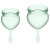 Набор зеленых менструальных чаш Feel good Menstrual Cup
