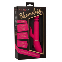 Ярко-розовый вибратор с поступательными движениями Shameless Slim Charmer - 22,75 см. Ярко-розовый вибратор с поступательными движениями Shameless Slim Charmer - 22,75 см.