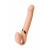 Телесный безремневой вибрострапон Vibrating Bendable Strap-On - size L